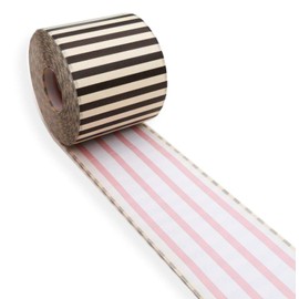 Pink Pinstripe roll 62mm X 30M Brother Compatible Direct Thermal Coloured Label Continuous DK-22205 (1)