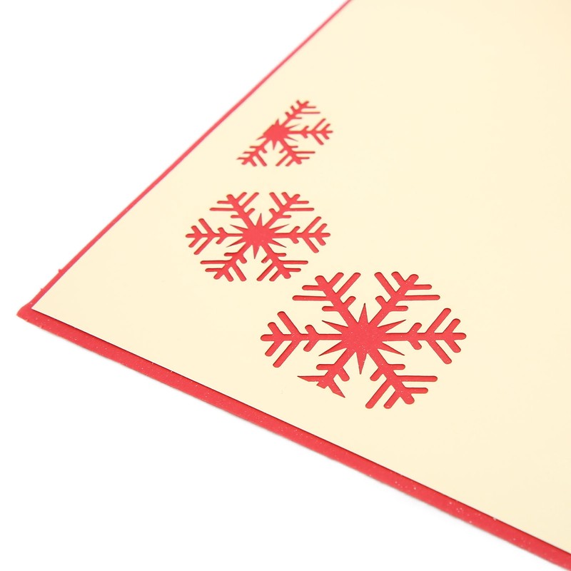 Greeting Card Three Dimensional Christmas Special Shape Decorative Paper with