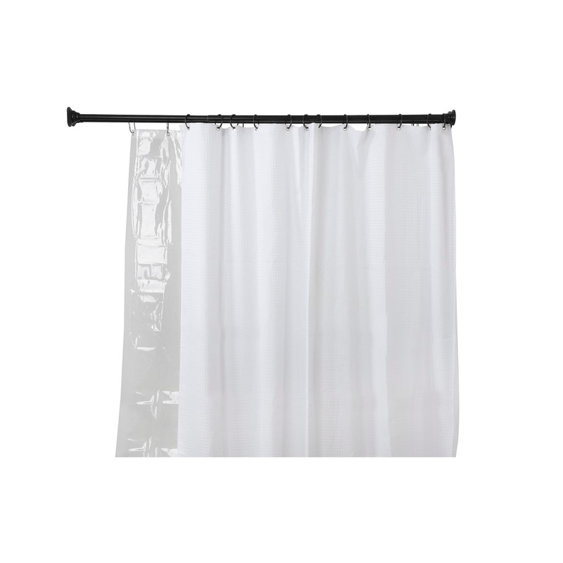 Utopia Alley Adjustable 72-Inch Double Shower Curtain Tension Rods -