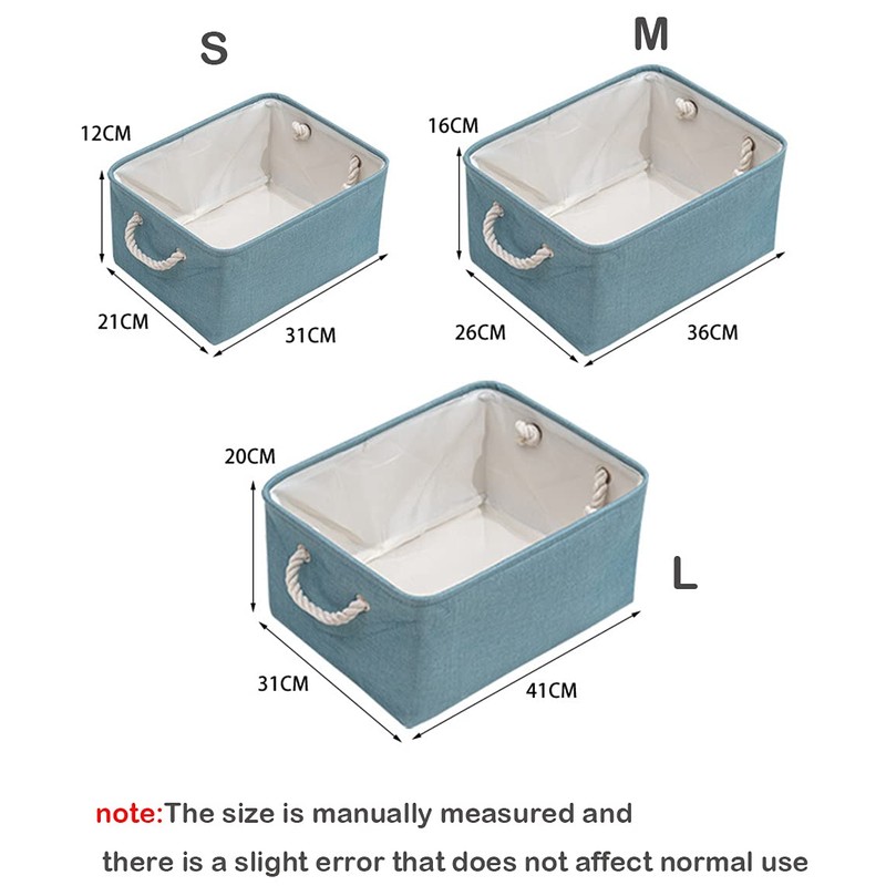 Anevous Foldable Storage Boxes, 36 x 26 x 16 cm,