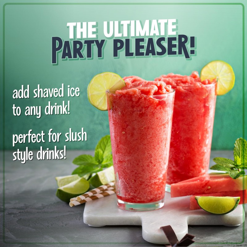 Nostalgia Snow Cone Shaved Retro Table-Top Slushie Machine - Includes