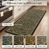 Collive Kitchen Mats for Floor, Cushioned Anti Fatigue Mat Green