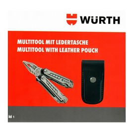 Würth Multitool with Leather Case Multifunctional Tool Set 2 Pieces
