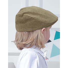 Happy Cherry Baby Boy Newsboy Cap Irish Photography Flat Cap Vintage 0-12m kaki