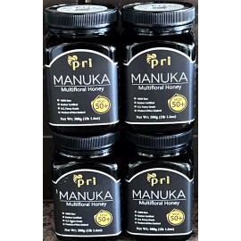 International Pacific Resources PRI Manuka PACIFIC RESOURCES  Honey Blend MGO 50+ - 1.1 lb New Zealand 4 JARS