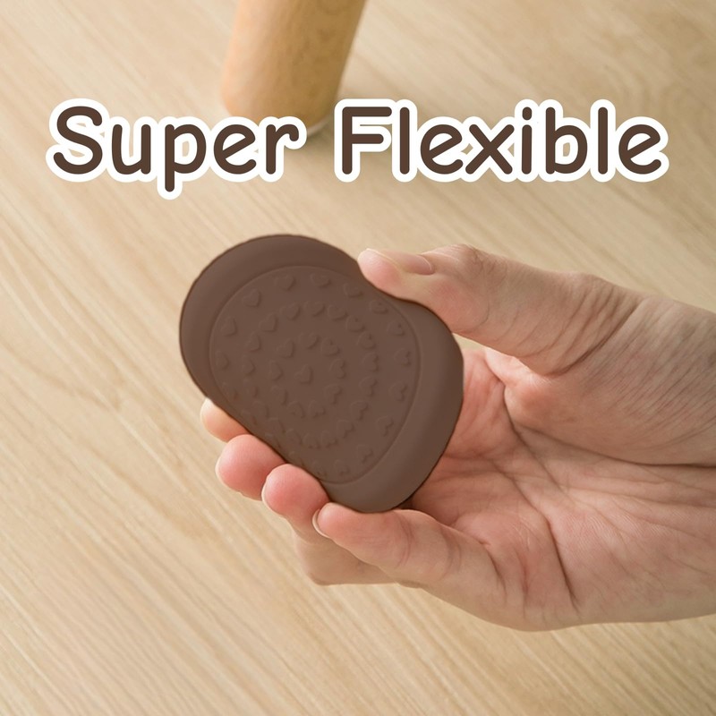 Rubber Cutting Board Feet Non Slip, 16 Pack Self Adhesive