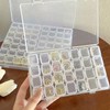 Multipurpose transparent storage case LM-0369 28칸 4ea