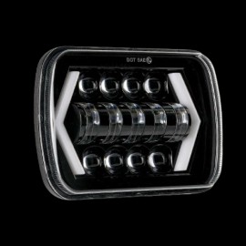 Unbranded Pair new For Ford F-150 1981 1982 1983 1984 7x6" 5x7" LED Headlights Hi/Lo DOT