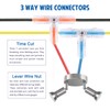 Brightfour T Tap Connectors for AWG 28-12, Lever Wire Connectors