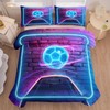 MWMWMW Football Bedding Set Twin for Boys Kids(68x86 Inch), 3D
