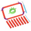 Knitting Loom Set Plastic Flexible Multifunctional Yarn Weaving Tool Accessories