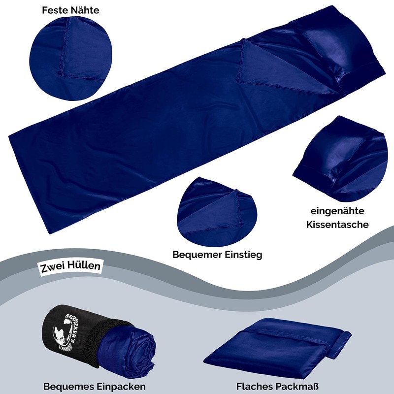 Backpacker's Journey Travel Sleeping Bag (Only 168g), Ultra Lightweight and