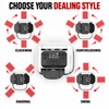 Automatic Card Shuffler and Dealer, 2400mAh Rechargeable 360° Poker Machine