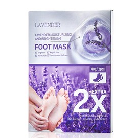 The lavender-scented foot exfoliating mask can remove dry dead skin and calluses. It is a foot mask for dry feet, a callus remover, a dead skin remover and has a peeling function. It has been tested by dermatologists. - Specification: 【4-pc】foot masks *2