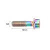 6PCS Bicycle Stem Bolt M5 X 16mm Titanium Alloy Waterproof