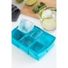 Tulz Mega Ice Block Tray, Silicone, Teal