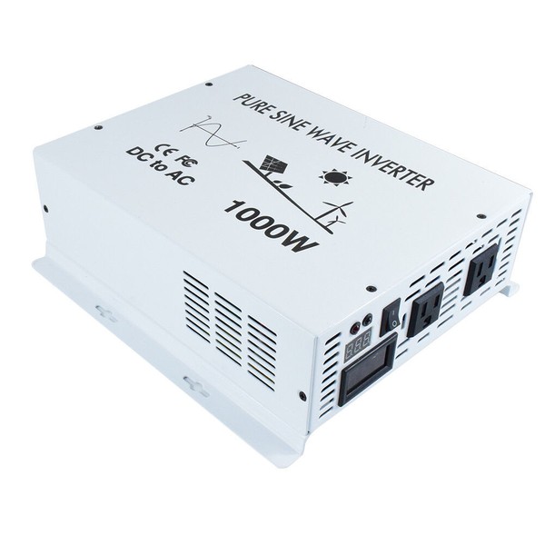 1000W Pure Sine Wave Inverter Battery 36V/48V DC to 120V/240V AC Solar Inverter