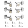 QWORK Pack of 6 3R 3L Guitar Tuning Pegs for