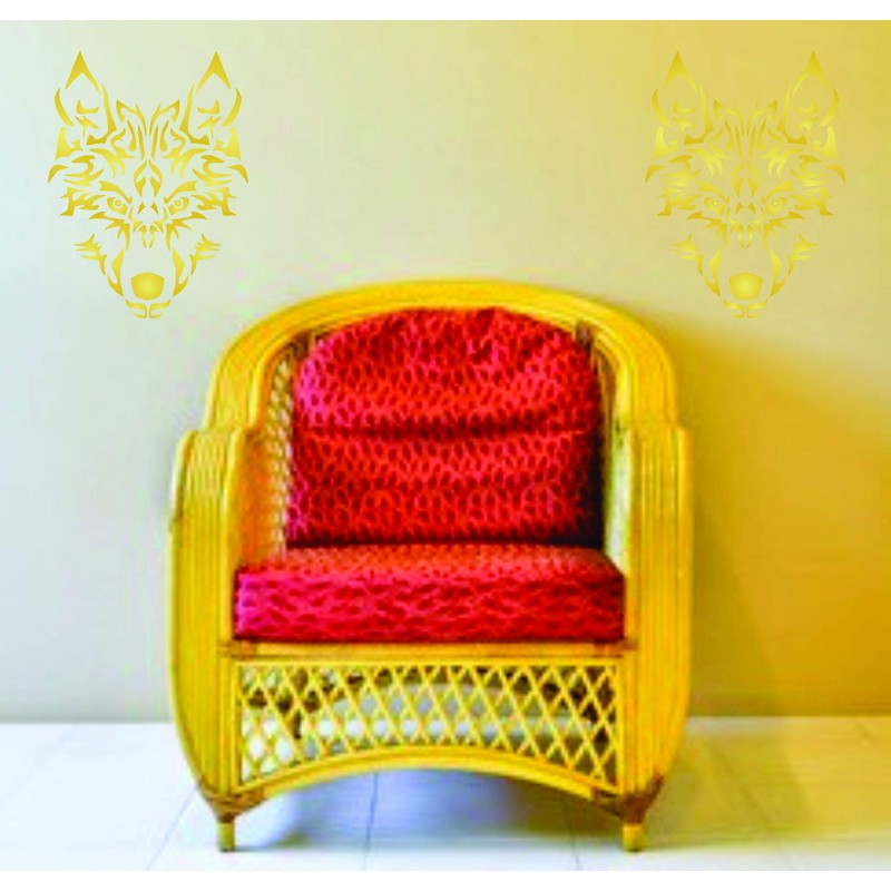 Wolf Stencil - 11.5 x 15 cm (S) - Reusable