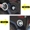 cartiangous ABS Chrome Fuel Tank Cap For Hummer H2 2003-2009