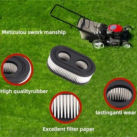 Filtro de aire de 4 piezas, para 593260 798452 334404 Series Motor Cortacésped Filtro de aire 4247 5432 5432K Cortacésped Accesorios de filtro de aire