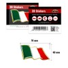 4R Quattroerre.it - 14009 - Italian Flag 3D Wind Sticker