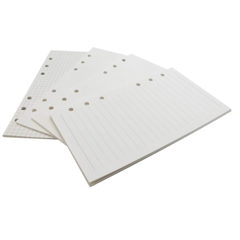 Zelten Refills/Loose Leaves for A5 Cover Ring Binder/Personal Organizer/Planner(A5 6