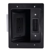 Legrand On-Q HT2102BKV1 Hardwired In Wall Cable Management Kit, TV