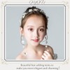 IYOU Princess White Flower Headdress Pearl Hair Dress Holy Communion