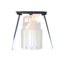 Compact Bonfire Stand, Fire Disc Compatible, Cooker Stand, Mini Trivet, Anti-Slip, Lightweight, Foldable, For Camping Solo Camping