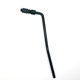 harpfeas 6mm Double Tremolo Arm, Tremolo Bar, Whammy Bar for Floyd Rose Tremolo System, Electric Guitar Replacement (Black)