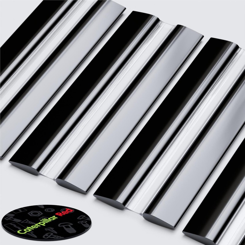 4 x 100 mm Black Flex Hinges with Low Profile,