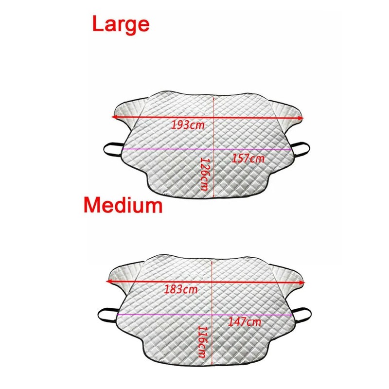 Magnetic Windshield Snow Cover – Magnetic Car Front Windshield Cover