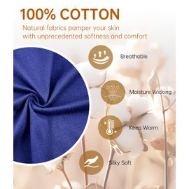 COLORFULLEAF Men's Bathrobes 100% Cotton Soft Comfort Breathable Short Sleeve Summer Kimono Mens Lightweight Robe(CB_XL)