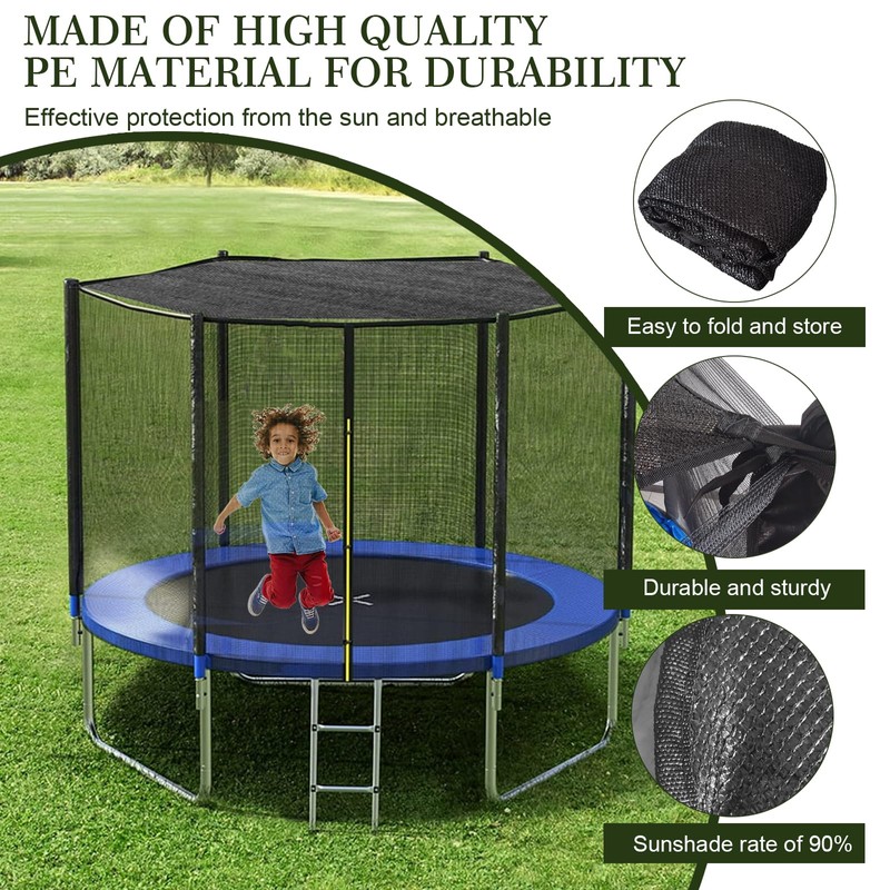 Trampoline Sun Protection Cover, Diameter 185 x 244 cm, Generic