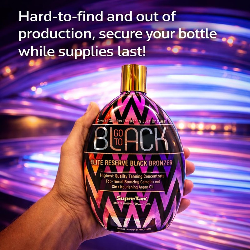 Supre Go to Black Blazing Elite Black Bronzer 12 oz.