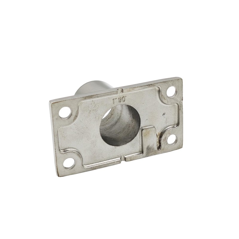 Douzime 2Pcs Boat Rectangle Hand Rail Base, Marine Grade 316