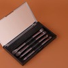 Travel Makeup Brush Set with Case | 4X Double Ended