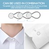 12 PCS Shirt Collar Button Extenders for Men's Dress Shirts,