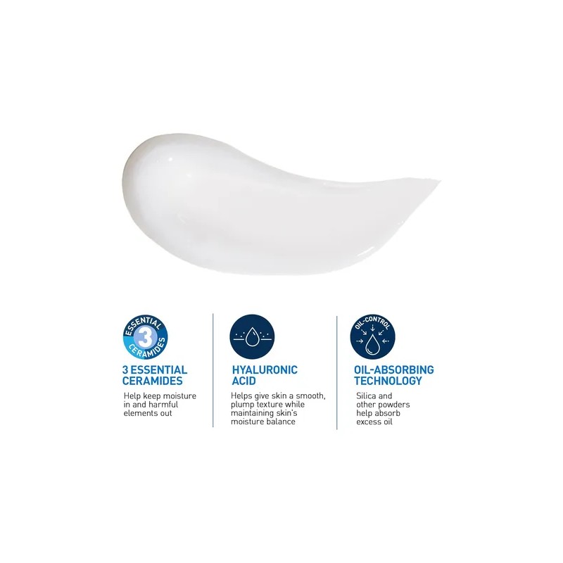 Cerave Gel Hidratante Oil Control, Crema Hidratante Facial P