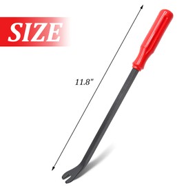 LDEXIN 30CM (11.8 Inch) Plastic Fastener Remover Clip Removal Tool, Door Panel/Upholstery Remover for Automotive, Door Panels, Trim Panels, Plastic Fasteners, Dashboard