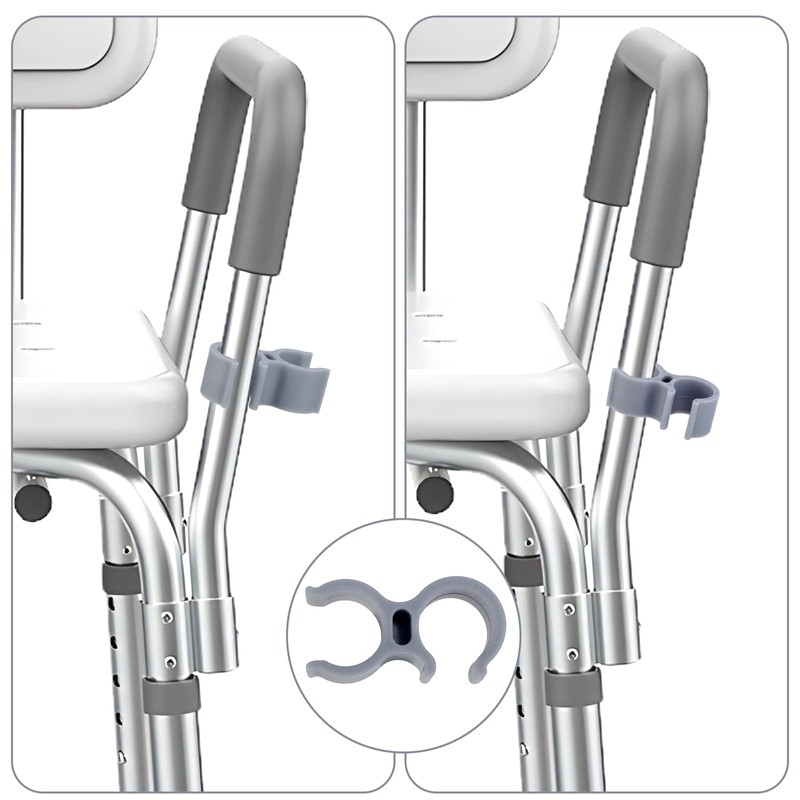 2pcs Shower Head Holder for Shower Chair, Bath Seat Shower