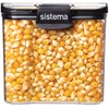 Sistema Ultra Collection Square Food Storage Container, 23.6 oz./0.7 L,