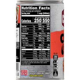 Campbell's Chunky Soup, Hot & Spicy Beef & Bean Firehouse Chili, 19 Ounce Can