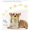 Dog Toy Corn with Rope, Interactive Dental Chew Toy for