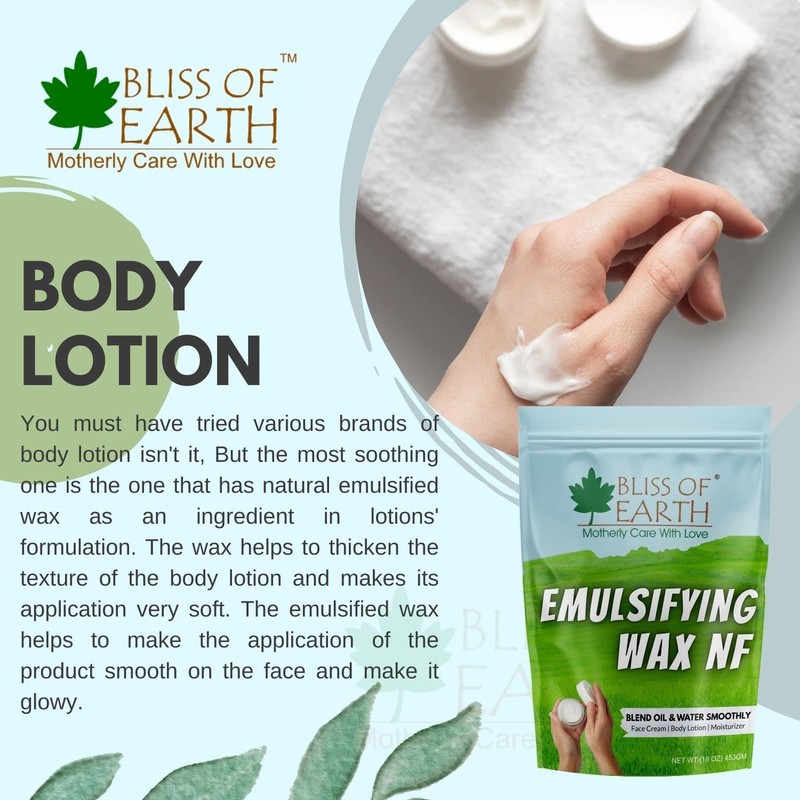 Bliss of Earth Emulsifying Wax NF Cosmetic Grade Wax Best