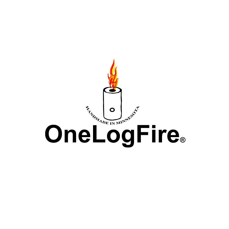 One Log Fire Mini - Single Log Campfire, 100% Natural,