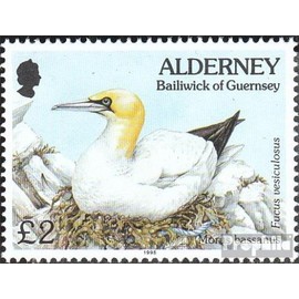 united kingdom - Alderney 82 (complete.issue.) unmounted mint/never hinged ** MNH 1995 gannets (Stamps for collectors) Birds