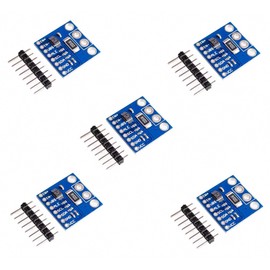PAMEENCOS - 5 unidades CJMCU-226 INA226 - Módulo sensor de monitor de corriente de voltaje, placa de función de alarma de alerta, interfaz I2C 36V IIC bidireccional