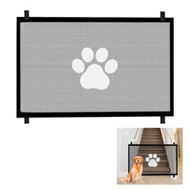 HENGBIRD Barrier Dog Stair Safety Gate, No Drilling, Door Safety Gate, No Drilling, Animal Safety Gate, 110 x 78 cm, Suitable for Entrance, Balcony, Bathroom, Staircase, Room Entrance
